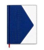 Blue and white executive leather diary by ESS9.pk