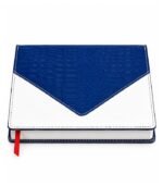 Blue and white executive diary with custom branding by ESS9.pk