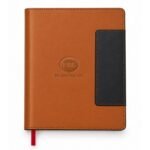 Caramel brown leather diary by ESS9.pk