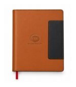 Caramel brown leather diary by ESS9.pk