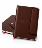 Premium executive flap diary with custom branding by ESS9.pk