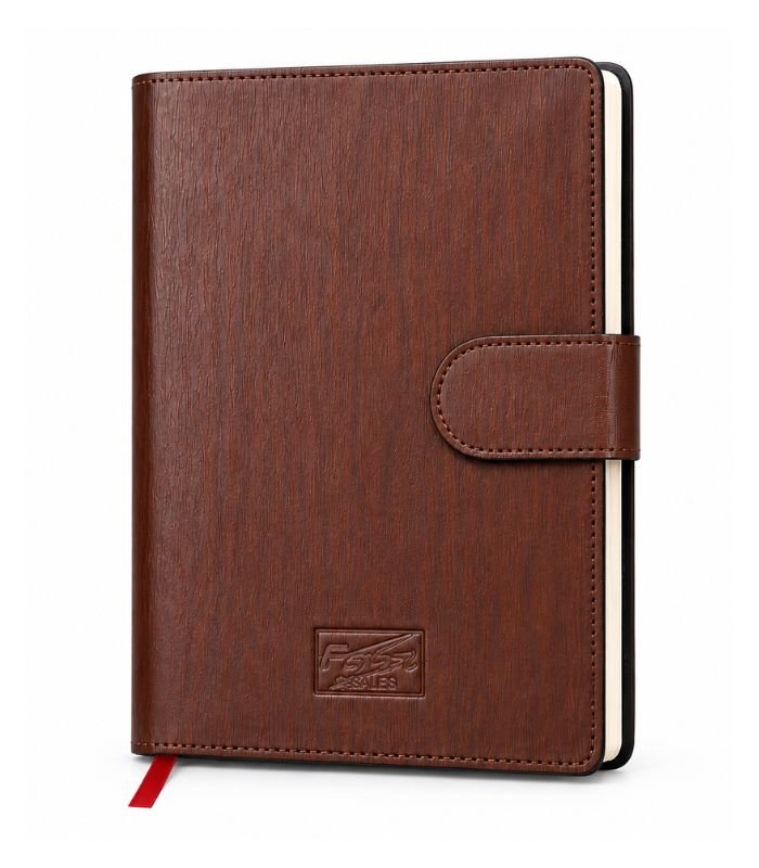 Premium brown executive leather diary by ESS9.pk