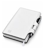 White executive leather diary for corporate gifting by ESS9.pk